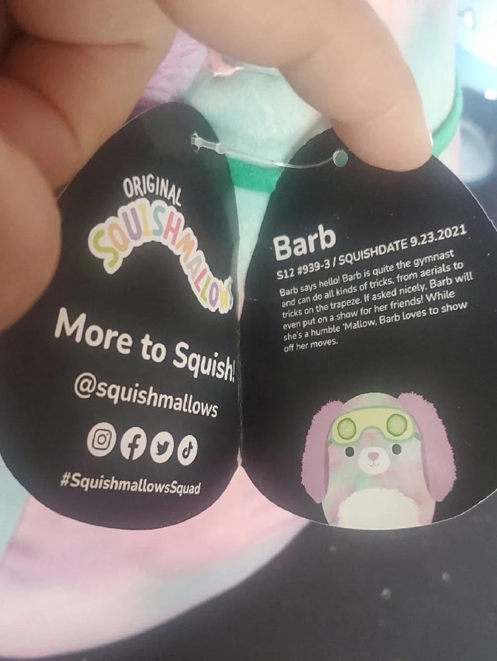 Squishmallows barb cucumber